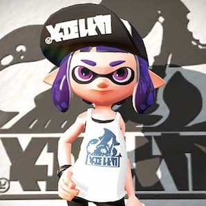 An Inkling model poses with streetwear-inspired Enperry gear