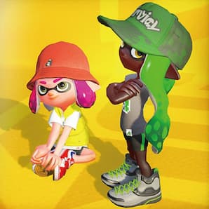 Inkling models pose with streetwear-inspired Firefin gear