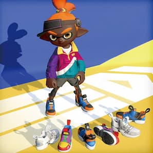 An Inkling model poses with activewear Takoroka gear