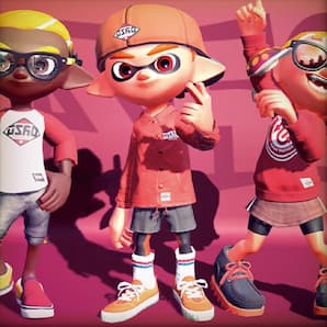 Inkling models pose with skate-inspired Zekko gear