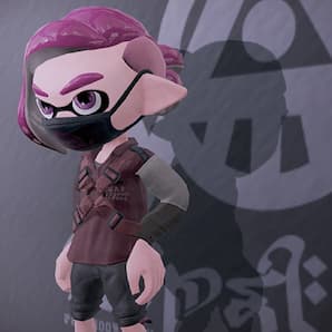 An Inkling model poses with punk-inspired Annaki gear