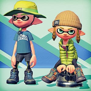 Inkling models pose with outdoor-inspired Inkline gear