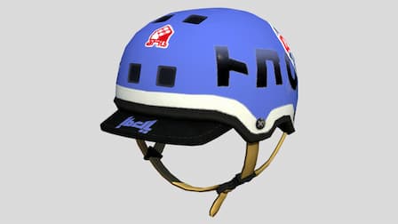 A visor skate helmet