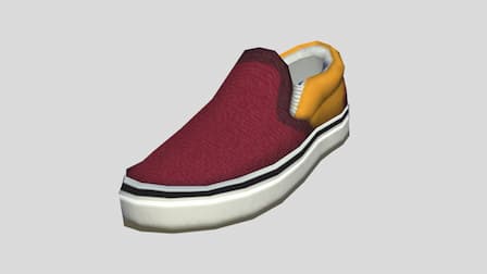 A slip-on shoe